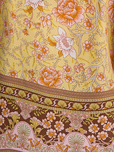 EMERY ROSE Women Front Tie Long Sleeve Printed Casual Blouse, Everyday Wear